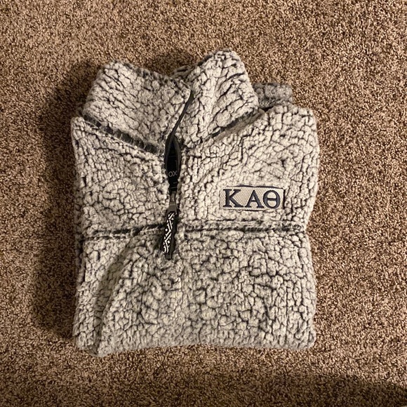 Kappa Alpha Theta Sherpa Quarter Zip - Picture 2 of 8